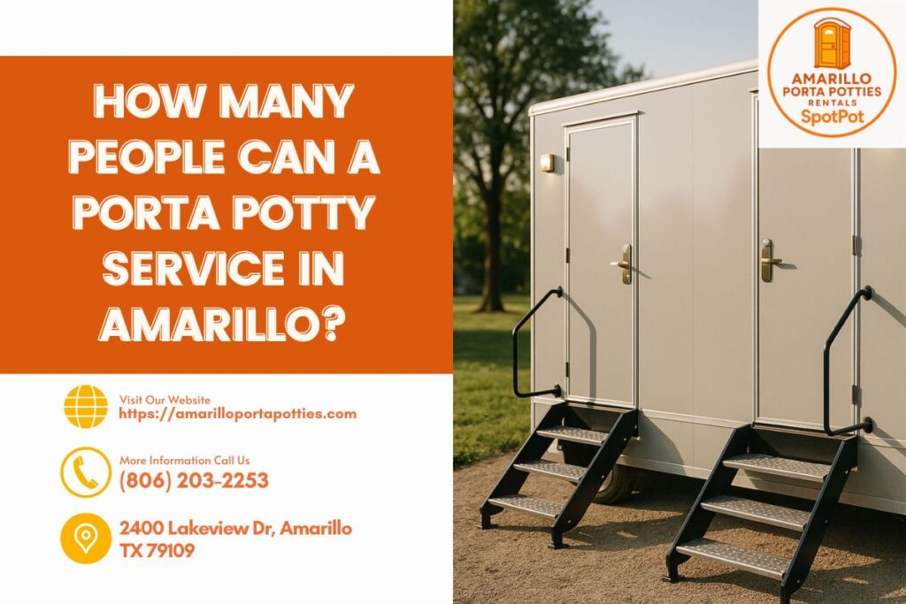How Many People Can A Porta Potty Service in Amarillo